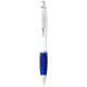 Picture of NASH BALL PEN WHITE BARREL AND COLOUR GRIP (BLUE INK)