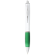 Picture of NASH BALL PEN WHITE BARREL AND COLOUR GRIP (BLUE INK)