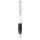 Picture of NASH BALL PEN WHITE BARREL AND COLOUR GRIP (BLUE INK)