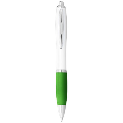 Picture of NASH BALL PEN WHITE BARREL AND COLOUR GRIP in White & Lime.