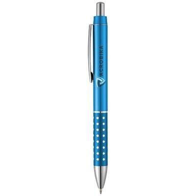 Picture of BLING BALL PEN with Aluminium Metal Grip in Light Blue