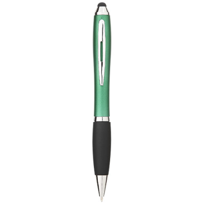 Picture of NASH COLOUR STYLUS BALL PEN with Black Grip in Green-black Solid