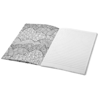 Picture of DOODLE COLOURING NOTE BOOK in White Solid