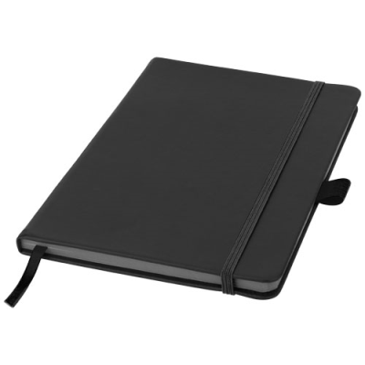Picture of COLOUR-EDGE A5 HARD COVER NOTE BOOK in Black Solid
