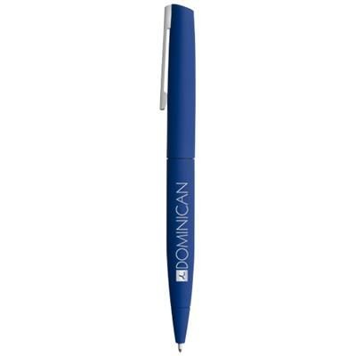 Picture of MILOS SOFT-TOUCH BALL PEN in Dark Blue
