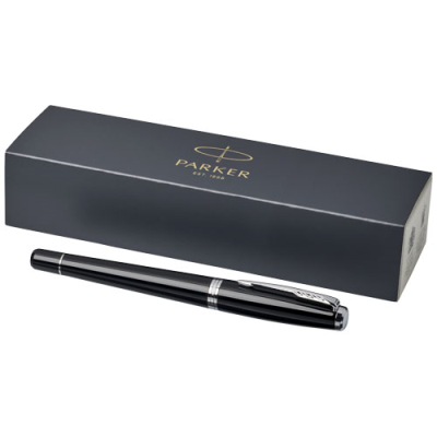 Picture of PARKER URBAN FOUNTAIN PEN in Solid Black & Silver Chrome