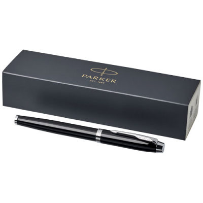 Picture of PARKER IM FOUNTAIN PEN in Solid Black & Silver Chrome