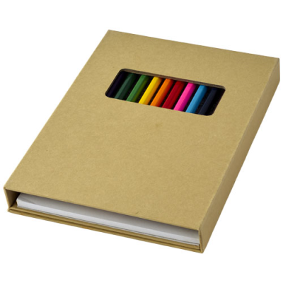 Picture of PABLO COLOURING SET with Drawing Paper