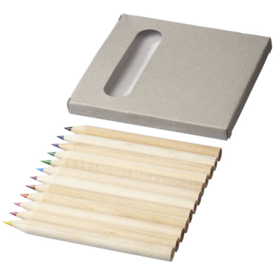 Picture of TALLIN 12-PIECE COLOUR PENCIL SET in Pale Grey.