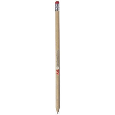 Picture of CAY WOOD PENCIL with Eraser in Red