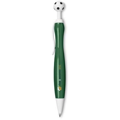 Picture of NAPLES BALL PEN with Football-shaped Clicker in Green