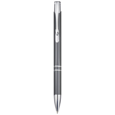 MONETA ALUMINIUM METAL CLICK BALL PEN in Grey.