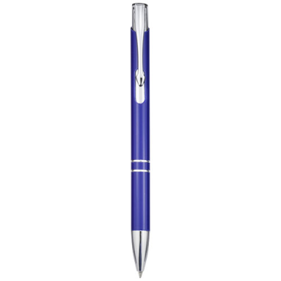 MONETA ALUMINIUM METAL CLICK BALL PEN in Royal Blue.