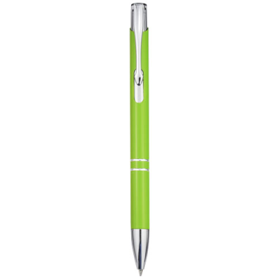 MONETA ALUMINIUM METAL CLICK BALL PEN in Lime.