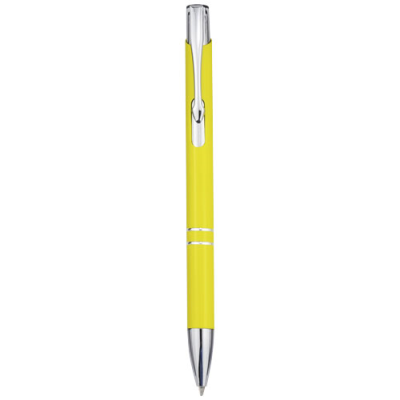 MONETA ALUMINIUM METAL CLICK BALL PEN in Yellow.