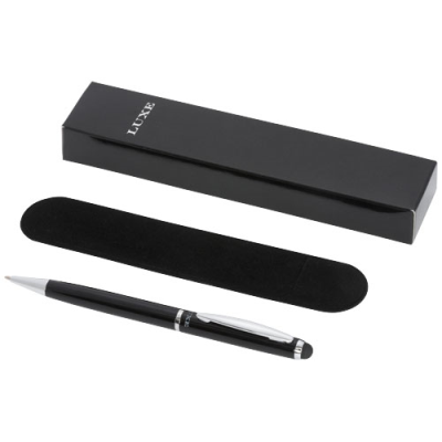 Picture of LENTO STYLUS BALL PEN in Solid Black.