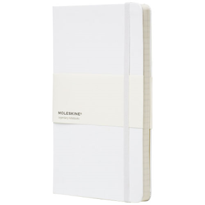 Picture of CLASSIC L HARD COVER NOTE BOOK - RULED in White Solid