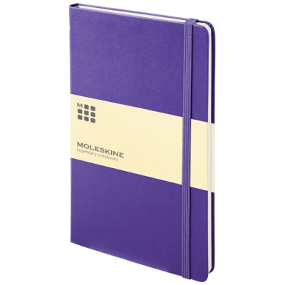 Picture of MOLESKINE CLASSIC L HARD COVER NOTE BOOK - RULED in Medium Purple.