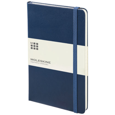 Picture of MOLESKINE CLASSIC L HARD COVER NOTE BOOK - RULED in Sapphire Blue