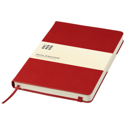 Picture of MOLESKINE CLASSIC L HARD COVER NOTE BOOK - RULED in Scarlet Red.