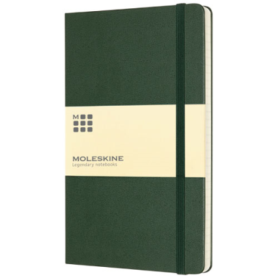 Picture of MOLESKINE CLASSIC L HARD COVER NOTE BOOK - RULED in Myrtle Green.