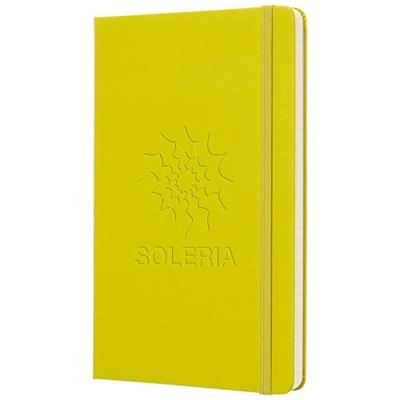 Picture of CLASSIC L HARD COVER NOTE BOOK - RULED in Dandelion Yellow