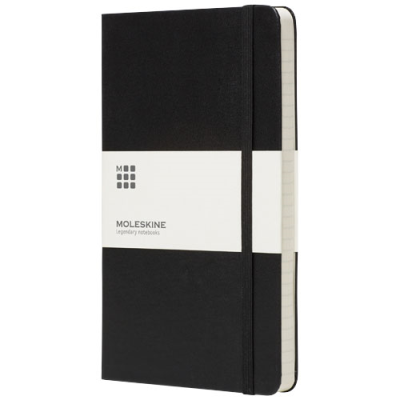 Picture of MOLESKINE CLASSIC PK HARD COVER NOTE BOOK - RULED in Solid Black