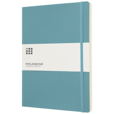 Picture of MOLESKINE CLASSIC XL SOFT COVER NOTE BOOK - RULED in Reef Blue
