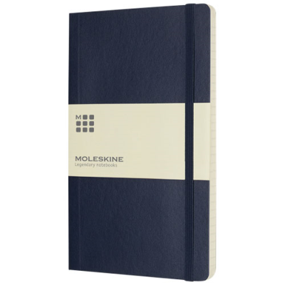 Picture of MOLESKINE CLASSIC L SOFT COVER NOTE BOOK - RULED in Sapphire Blue