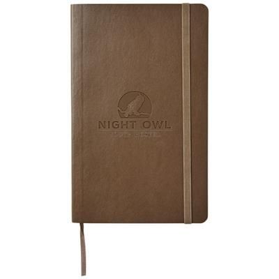 Picture of CLASSIC L SOFT COVER NOTE BOOK - RULED in Earth Brown