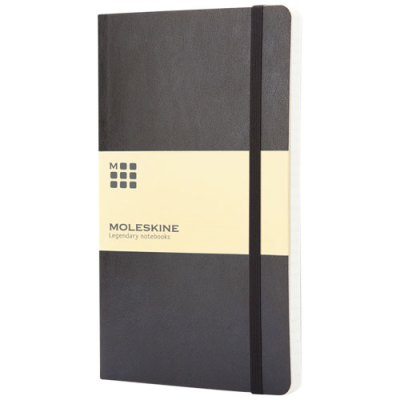 Picture of MOLESKINE CLASSIC PK SOFT COVER NOTE BOOK - RULED in Solid Black