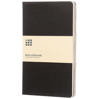 Picture of MOLESKINE CAHIER JOURNAL L - RULED in Solid Black