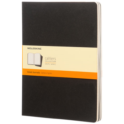 Picture of CAHIER JOURNAL XL - RULED in Black Solid