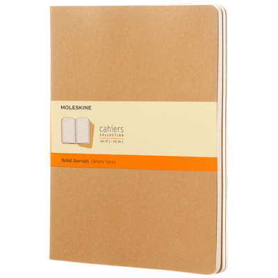 Picture of CAHIER JOURNAL XL - RULED in Kraft Brown