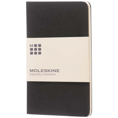 Picture of MOLESKINE CAHIER JOURNAL PK - RULED in Solid Black.