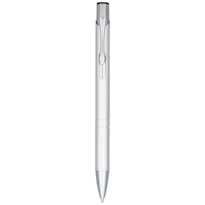 Picture of MONETA ANODIZED ALUMINIUM METAL CLICK BALL PEN in Silver.