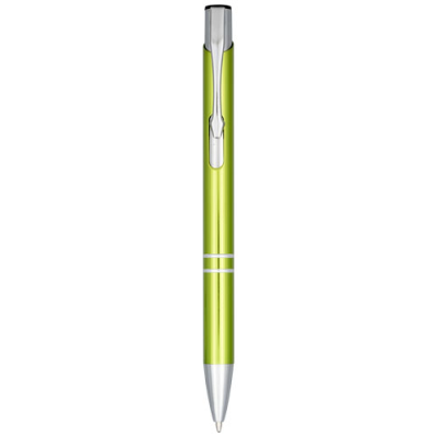 Picture of MONETA ANODIZED ALUMINIUM METAL CLICK BALL PEN in Lime