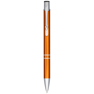 Picture of MONETA ANODIZED ALUMINIUM METAL CLICK BALL PEN in Orange.