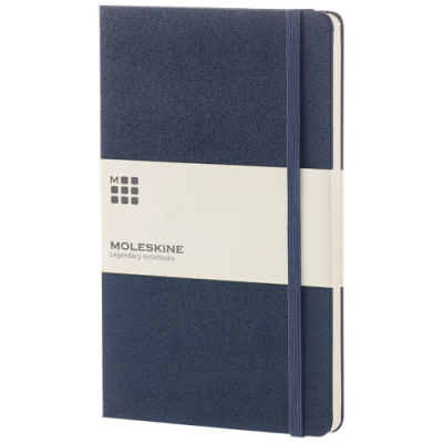 Picture of MOLESKINE CLASSIC L HARD COVER NOTE BOOK - PLAIN in Sapphire Blue