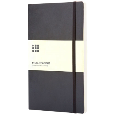Picture of MOLESKINE CLASSIC L SOFT COVER NOTE BOOK - PLAIN in Solid Black.