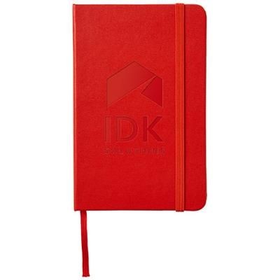 Picture of CLASSIC PK HARD COVER NOTE BOOK - DOTTED in Scarlet Red