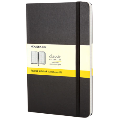 Picture of MOLESKINE CLASSIC PK HARD COVER NOTE BOOK - SQUARED in Solid Black