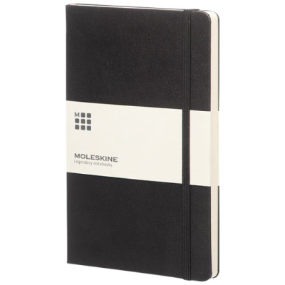 Picture of MOLESKINE CLASSIC L HARD COVER NOTE BOOK - DOTTED in Solid Black.