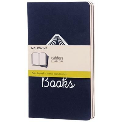 Picture of CAHIER JOURNAL L - PLAIN in Indigo