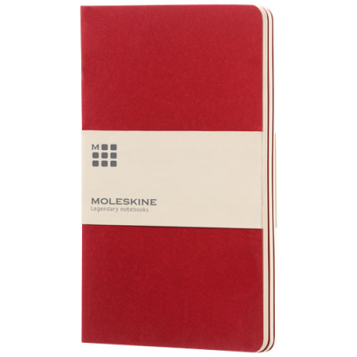 Picture of MOLESKINE CAHIER JOURNAL L - PLAIN in Cranberry Red