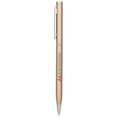 Picture of SLIM ALUMINIUM METAL BALL PEN in Champagne