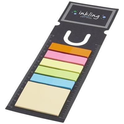 Picture of STICKY NOTE BOOKMARK in Black Solid