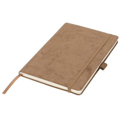 Picture of CARBONY A5 SUEDE NOTE BOOK in Brown