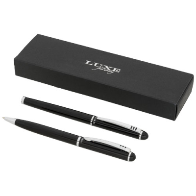 Picture of ANDANTE DUO PEN GIFT SET in Solid Black.