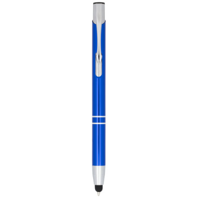 Picture of MONETA ANODIZED ALUMINIUM METAL CLICK STYLUS BALL PEN in Royal Blue.